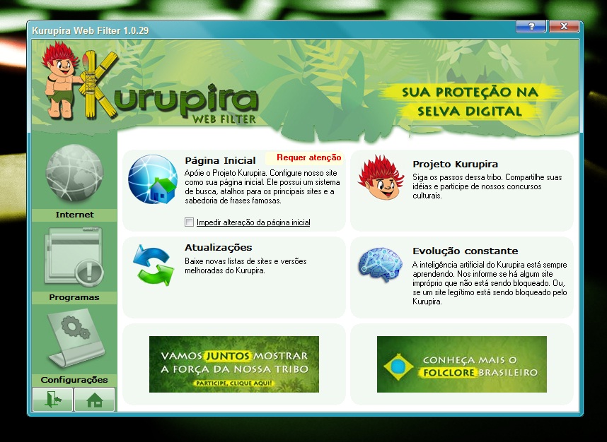 Kurupira Web Filter, controlo parental fácil e gratuito