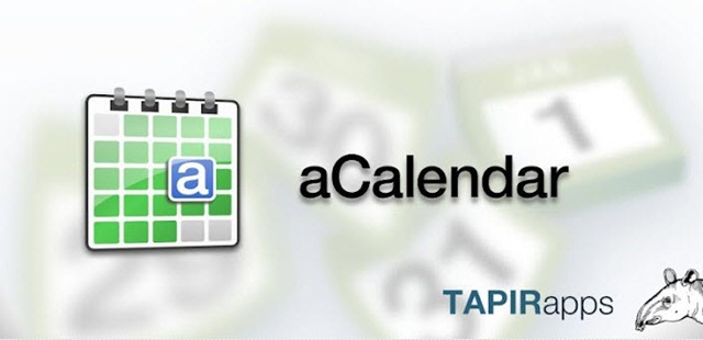 aCalendar – Uma alternativa ao calend&aacute;rio do Android