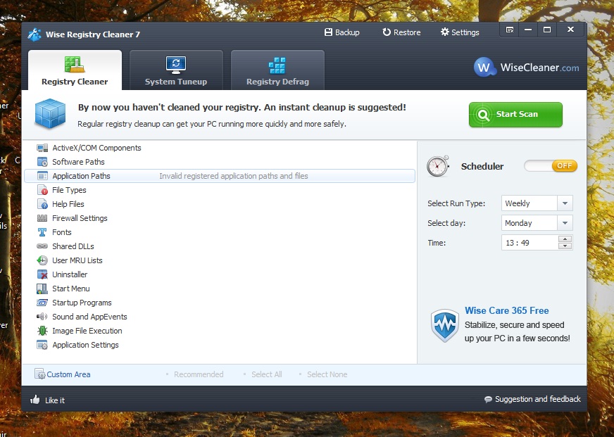 Wise Registry Cleaner, estabilidade e rapidez no Windows