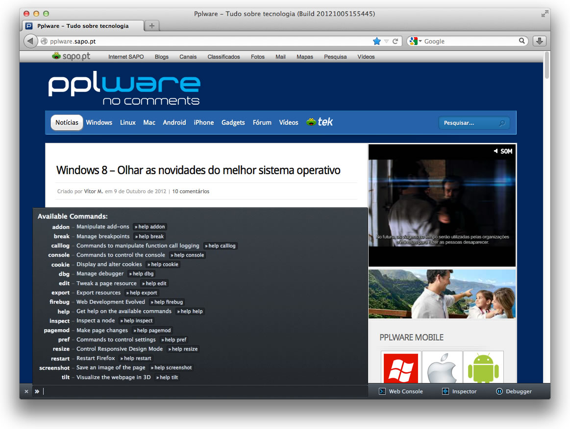 Firefox 16 – Mozilla lançou mais uma versão