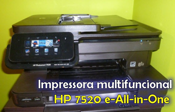 Conheça a Impressora multifuncional HP 7520 e-All-in-One