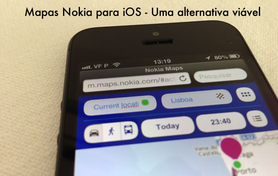 Mapas Nokia para iOS – Uma alternativa viável