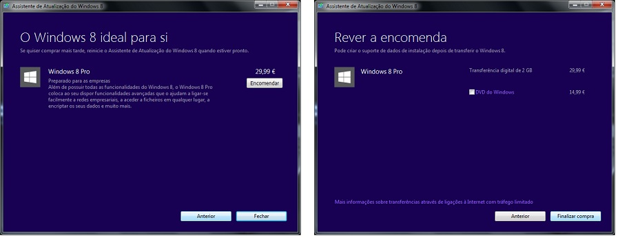 Microsoft Windows 8 Upgrade Assistant, posso actualizar?
