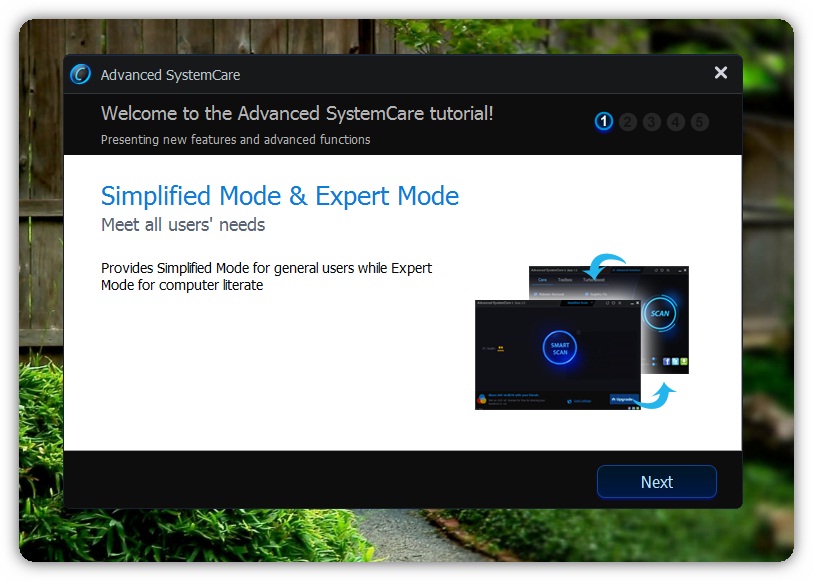 Advanced SystemCare 6.0.8.170, acelerador do Windows