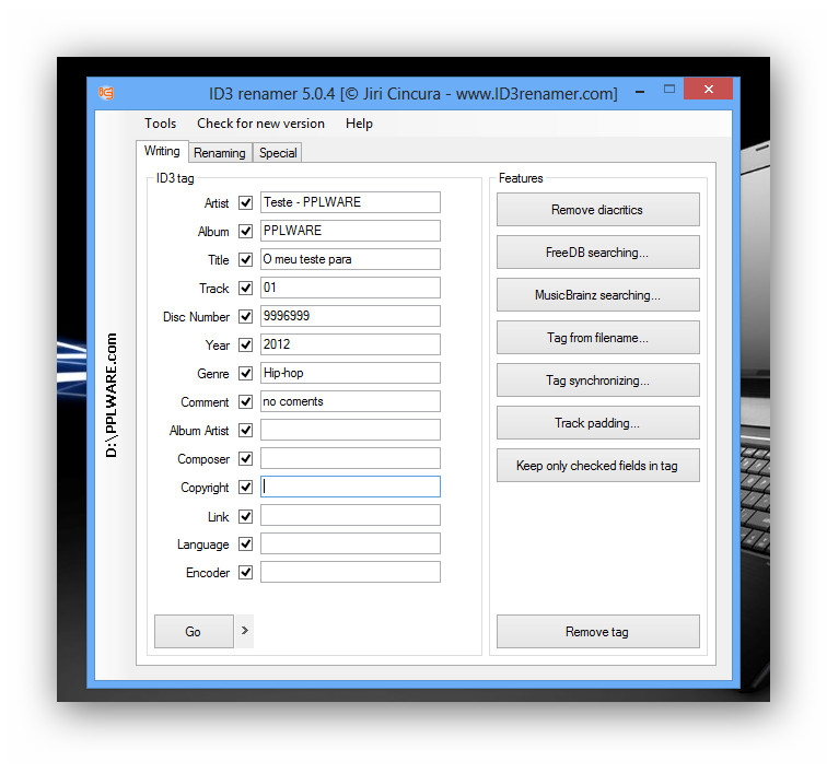 ID3 Renamer, mantenha as tags dos MP3 na linha