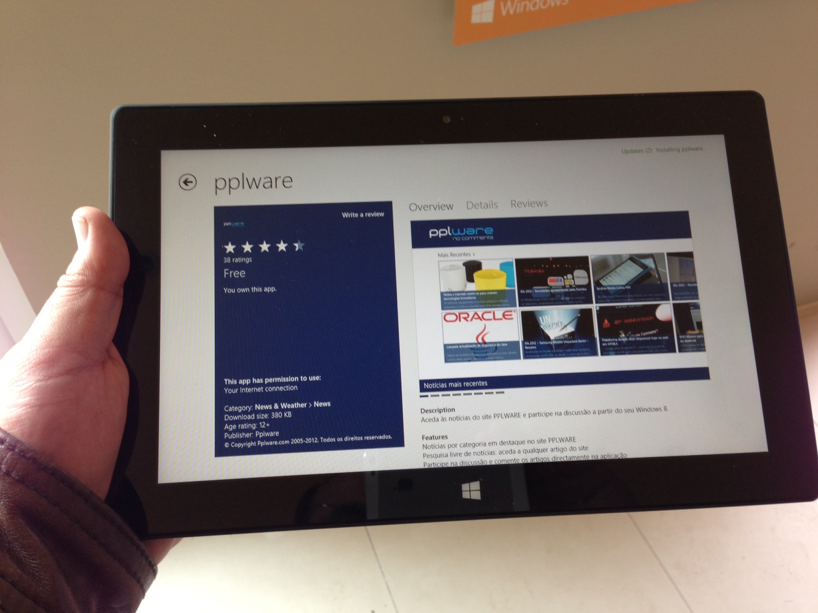 O Pplware experimentou o Surface!