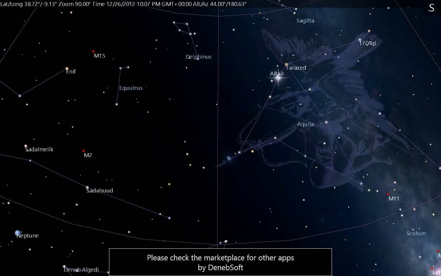 SkyMap – O céu estrelado no Windows 8
