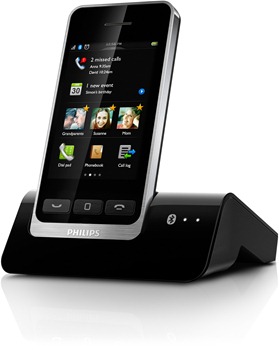 Telefone sem fios Philips com MobileLink S10A Produto04