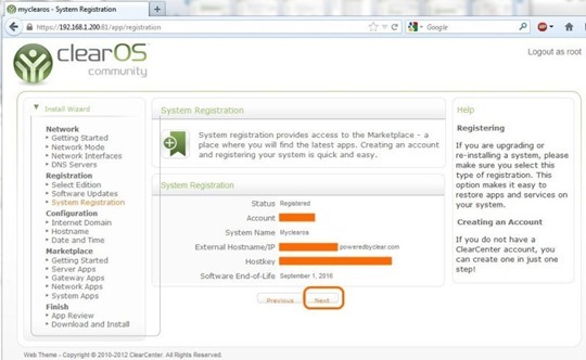 clearos_community_install_27