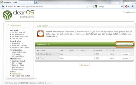 clearos_community_install_33