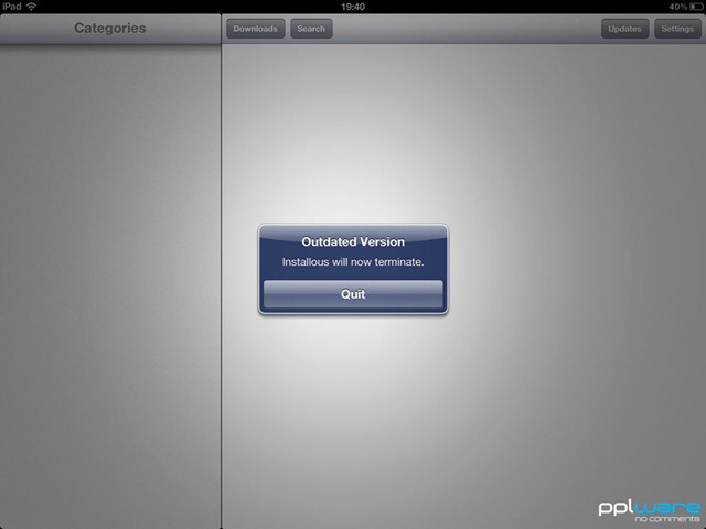 Última Hora: Hackulous diz adeus e Installous foi desligado
