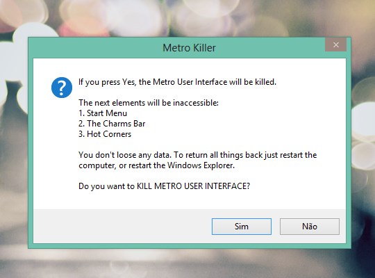 Metro Killer – Acabe de vez com a Modern UI no Windows 8