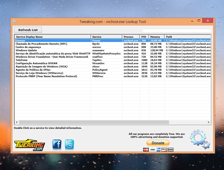 Descubra o que fazem os processos svchost do Windows