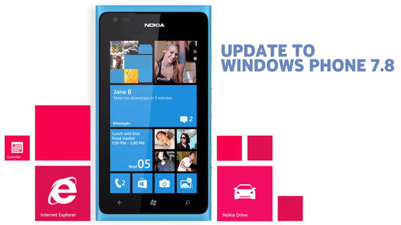 Nokia Lumia recebe atualização para WP 7.8