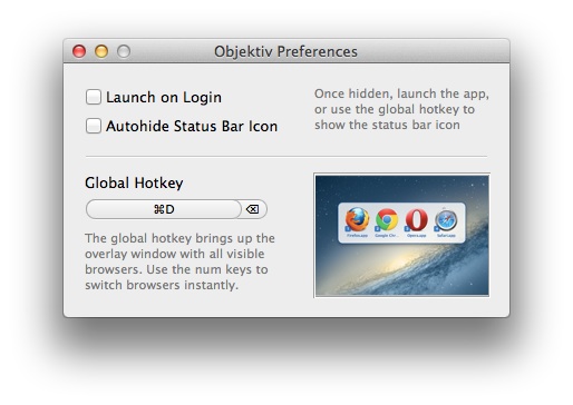 Objektiv – Uma ferramenta para alterar o browser em utilização