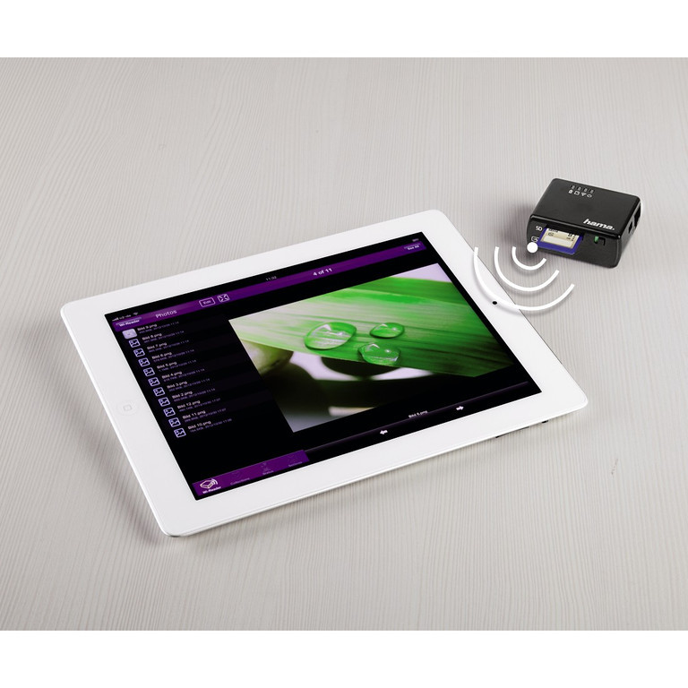 Leitor de cartões USB Wi-Fi para dispositivos Apple