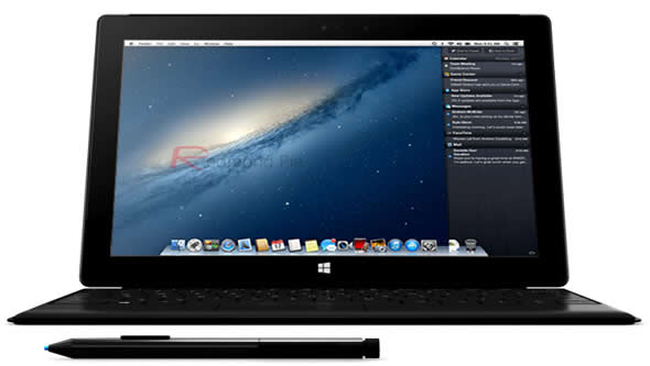 OS X Mountain Lion a correr num Surface Pro
