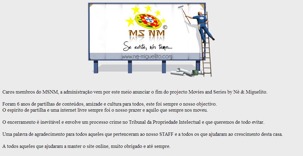 Última Hora – ACAPOR fecha site Né & Miguelito
