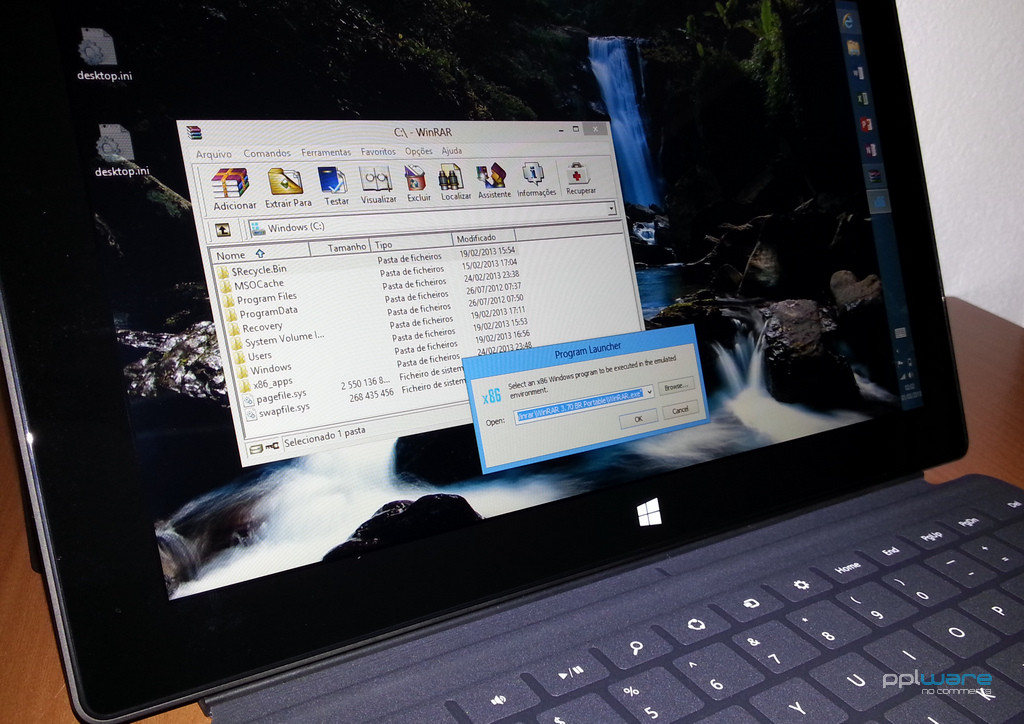 Windows RT já corre algumas aplicações x86