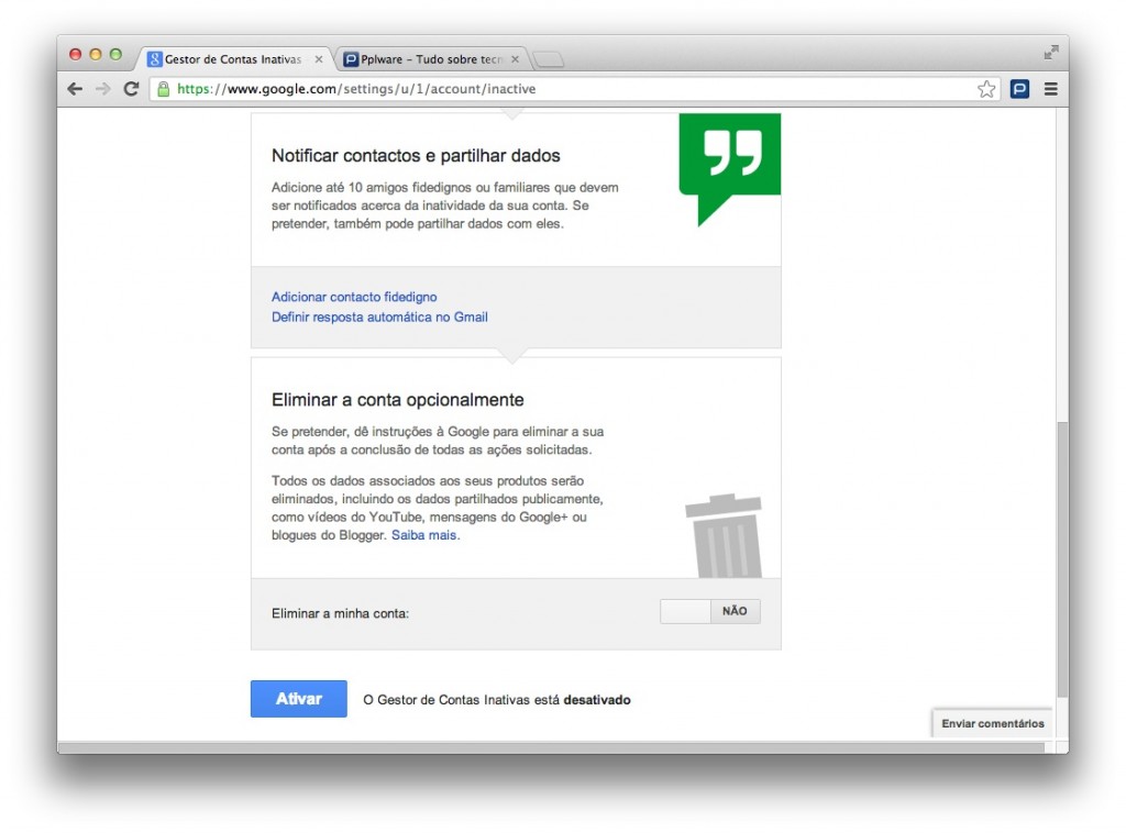 Google deixa que tratem dos seus dados caso “deixe este mundo”