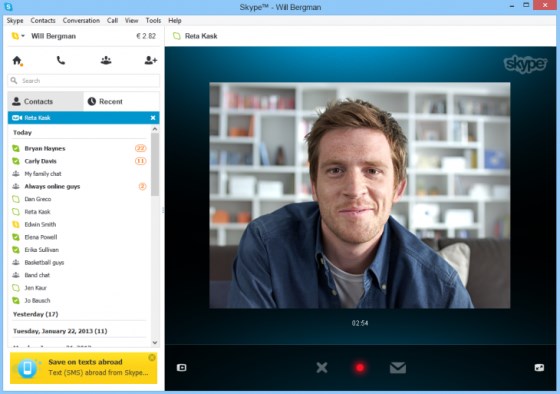 Novo Skype para Windows permite deixar mensagens de vídeo