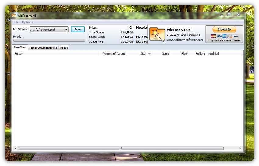 WizTree 1.0.5, descubra «quem» consome o espaço do seu disco