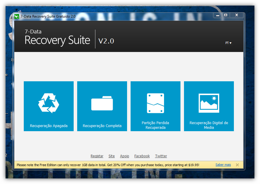 Oferta: 7-Data Recovery Suite totalmente grátis…