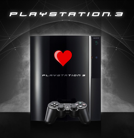 Playstation com Coração!