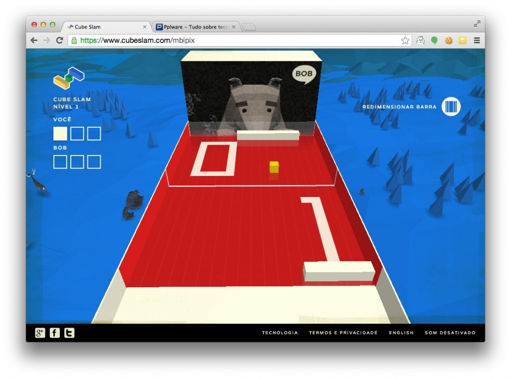 Cube Slam – Mais um jogo da Google para o Chrome
