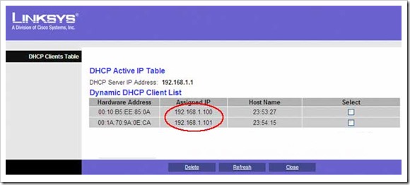 linkys_dhcp