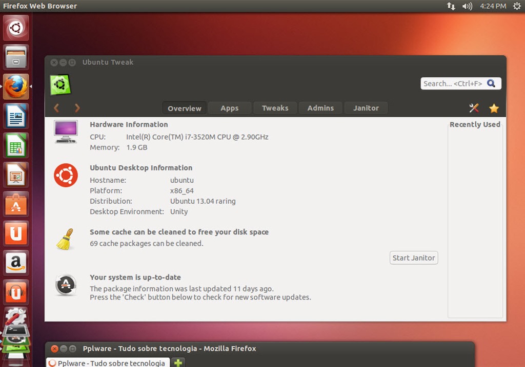 Ubuntu Tweak já está disponível para o Ubuntu 13.04