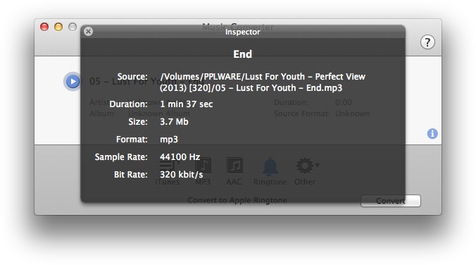 Music Converter – Converter os seus ficheiros de música no Mac