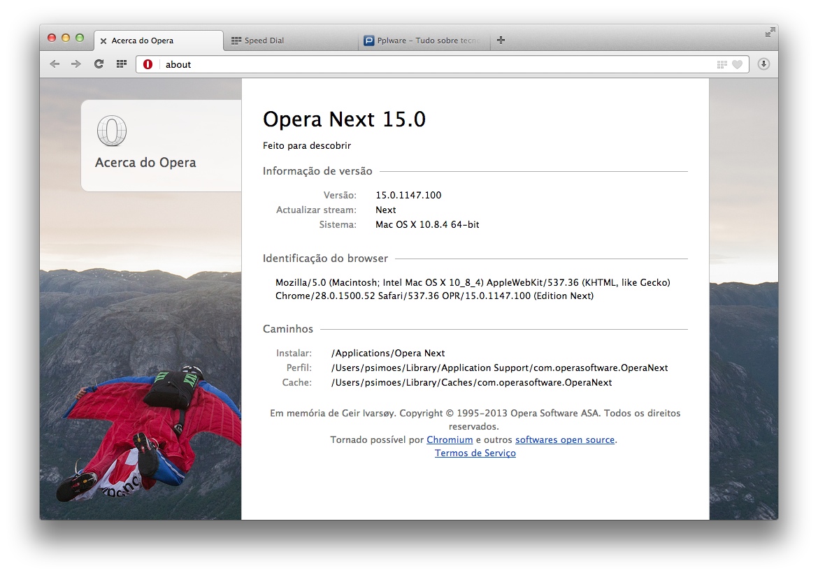 Versão Final Opera com Motor WebKit – Super Browser