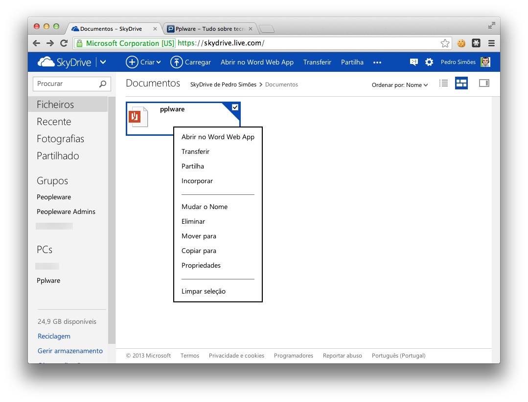 Microsoft disponibiliza leitura de PDF’s no Office Web Apps