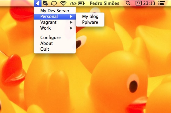 Shuttle – Um simples gestor de sessões SSH para o OS X