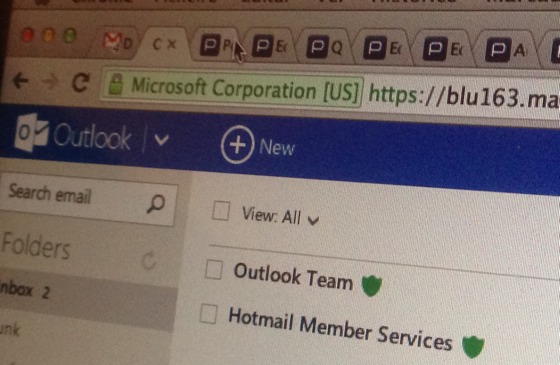 Outlook.com altera forma de guardar historico de mensagens