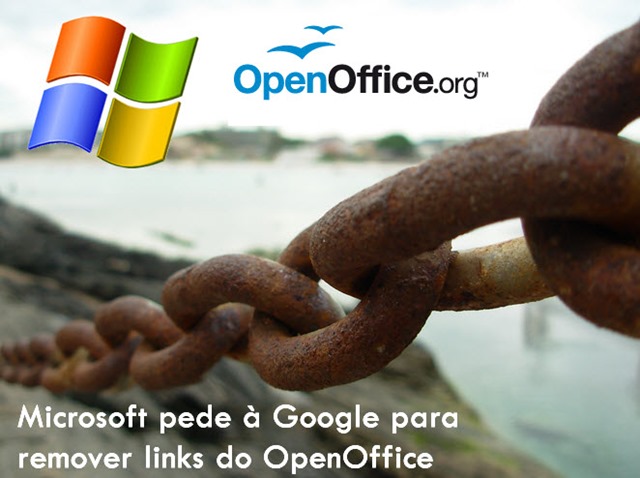 Microsoft pede à Google para remover links do OpenOffice