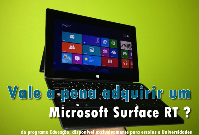 Chegou o meu Microsoft Surface RT&hellip;