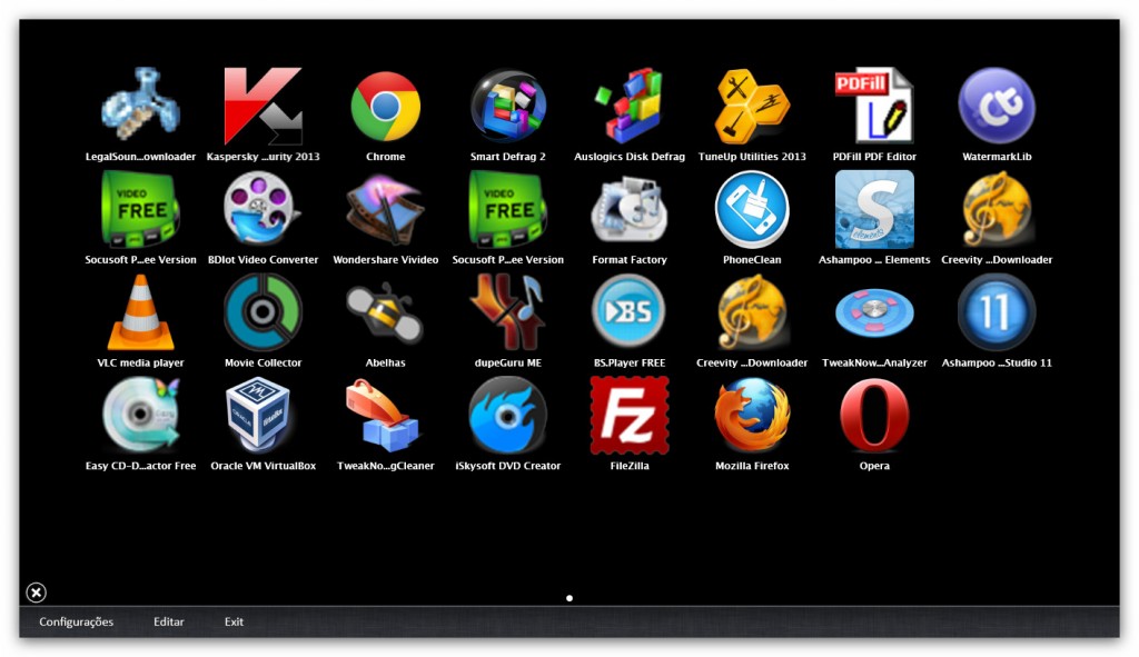 WinLaunch 0.4.6.1 – Launchpad do Mac OS X Lion no Windows