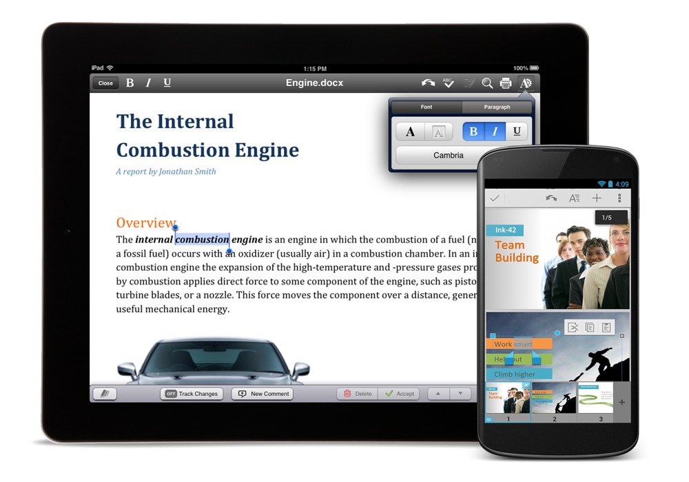 Google disponibiliza QuickOffice gratuito para iOS e Android