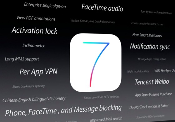 Atenção, não é possível fazer downgrade do iOS7