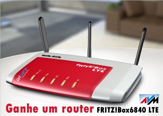 Ganhe um router FRITZ!Box6840 LTE