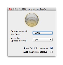 IP Broadcaster – Veja os seus endereços IP no OS X