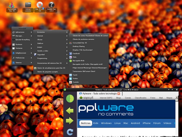 Dax OS – Um Linux que corre em apenas 128 MB RAM