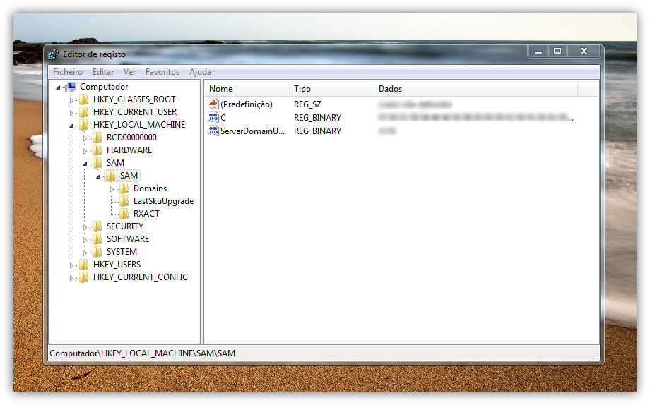 ETS, como aceder a qualquer chave do Registo do Windows