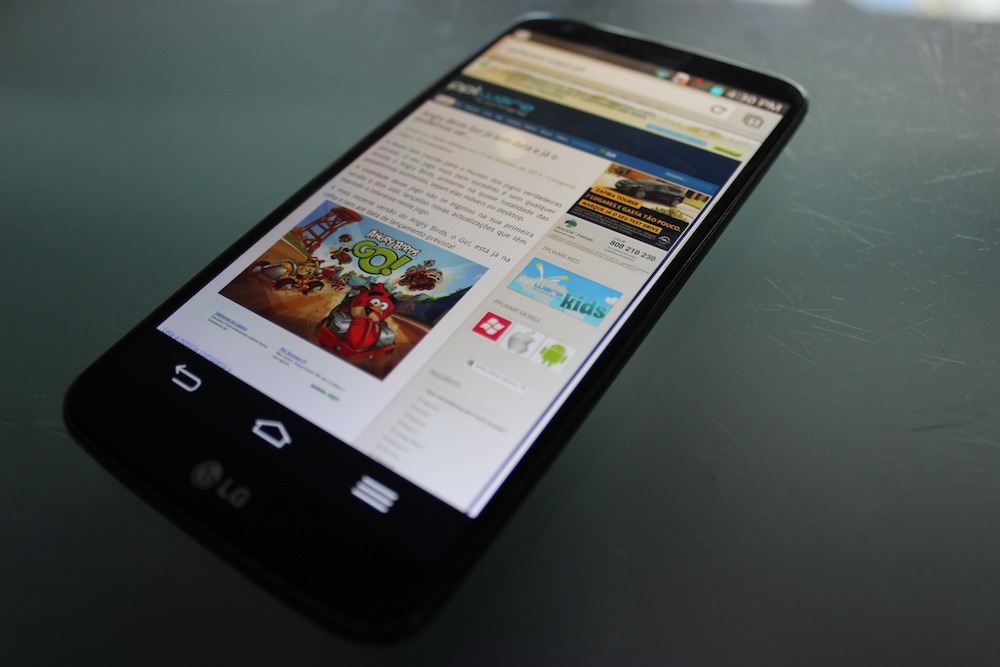 LG G2 – Um telefone com uma ergonomia diferente