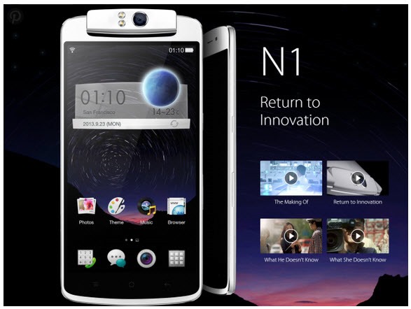 Oppo N1 com CyanogenMod à venda já em Dezembro