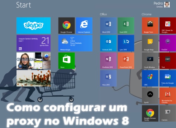 Windows 8.1: Como configurar um proxy?