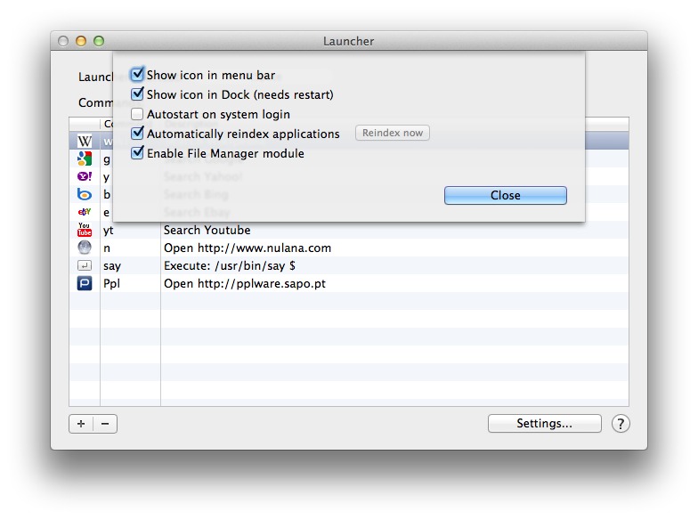 Launcher: Acesso rápido a aplicações e funções dedicadas no OSX
