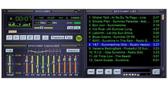 Spotiamp: Um tributo do Spotify ao Winamp